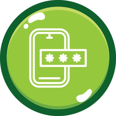 Modern simgenin vektör illüstrasyonu