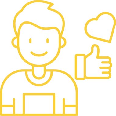 Simge, vektör illüstrasyonu gibi