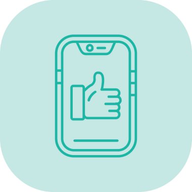 akıllı telefon simgesi vektör illüstrasyonu