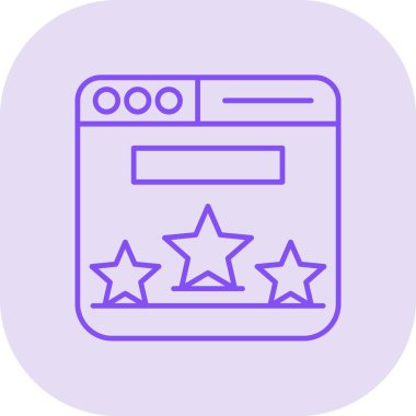 tarayıcı web simgesi, vektör illüstrasyonu