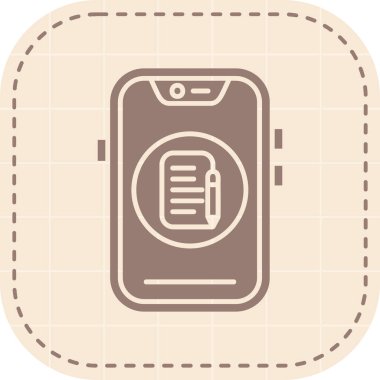 Telefon simgesi vektör illüstrasyonu