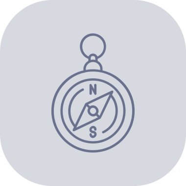 Pusula. Web simgesi basit illüstrasyon