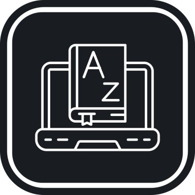 kitap simgesi, vektör illüstrasyonu