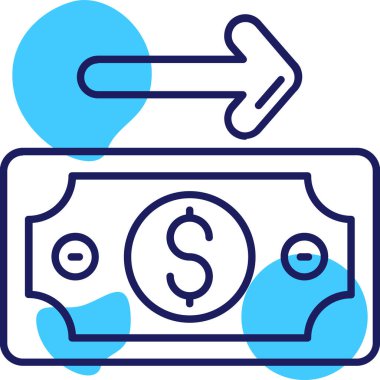 nakit para dolar simgesi taslak biçimi