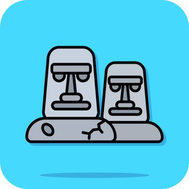 Çizgi film karakterinin vektör çizimi