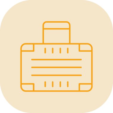 Ofis modern simgesinin vektör illüstrasyonu