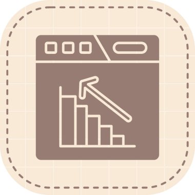 grafik simgesi, vektör illüstrasyonu