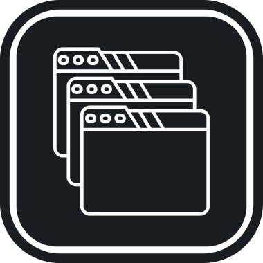 kart simge vektör çizim