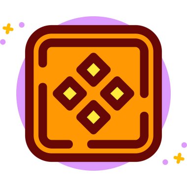 Pastanın vektör simgesi, pasta