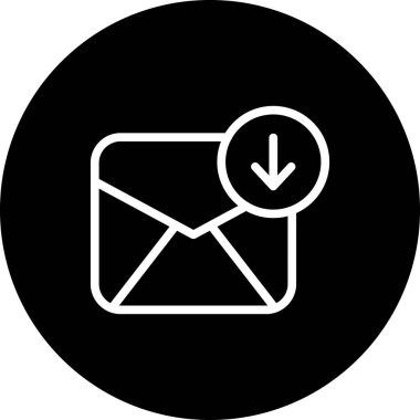 E- posta simgesi vektör illüstrasyonu