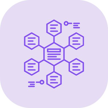 DNA simgesinin vektör illüstrasyonu