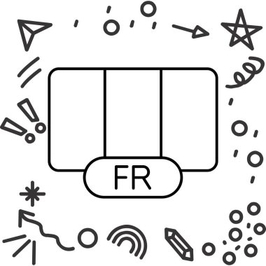 Basit vektör çizgisi çizimi