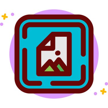 harita simgesi vektör illüstrasyonu