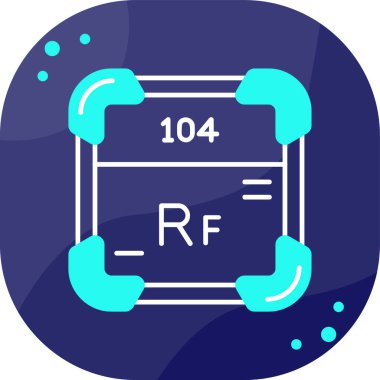 Bir harfin modern simgesinin vektör çizimi