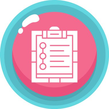Notes web icon, vector illustration