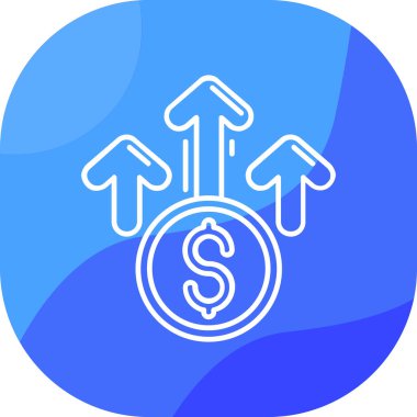 Dolar vektör simgesi modern basit vektör çizimi