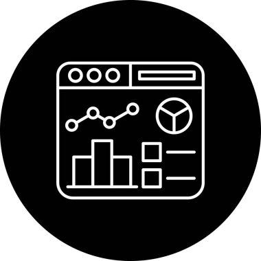 Vektör Analiz Simgesi illüstrasyonu