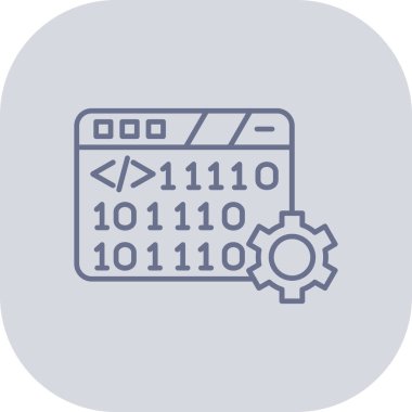 Kodlama vektörü simgesi