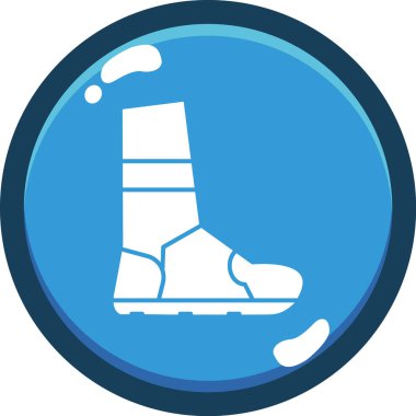 Çizme simgesi, vektör illüstrasyonu