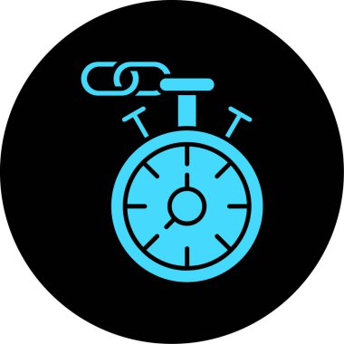 Alarm Simgesi Moda Biçiminde İzole Arkaplan