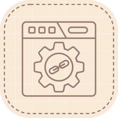 Vektör illüstrasyonu, simge ögesi biçimi