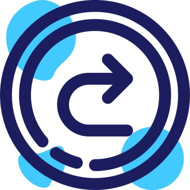 Vektör tazeleme simgesi illüstrasyonu