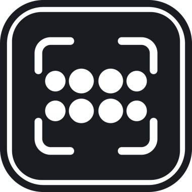 Ana hat biçiminde kod kodlama simgesi