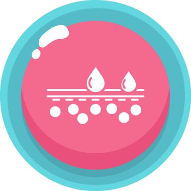 Bir ateş simgesinin vektör illüstrasyonu