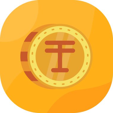 Para birimi. Web simgesi basit illüstrasyon