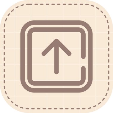 Sağ yön ok vektör illüstrasyon simgesi tasarımı