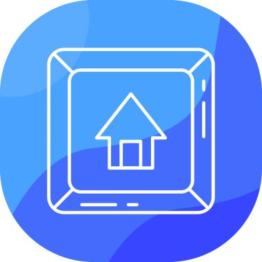 Ev simgesi vektör illüstrasyonu