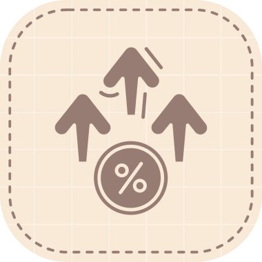 İş ve finans simgesinin vektör illüstrasyonu