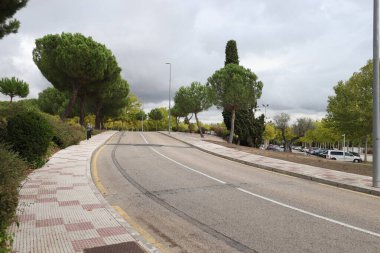 Yol, yazın parktaki şehirdir..