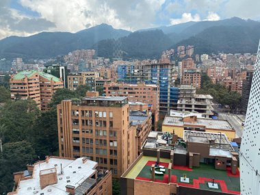 İspanya 'nın Barselona şehrinin hava manzarası