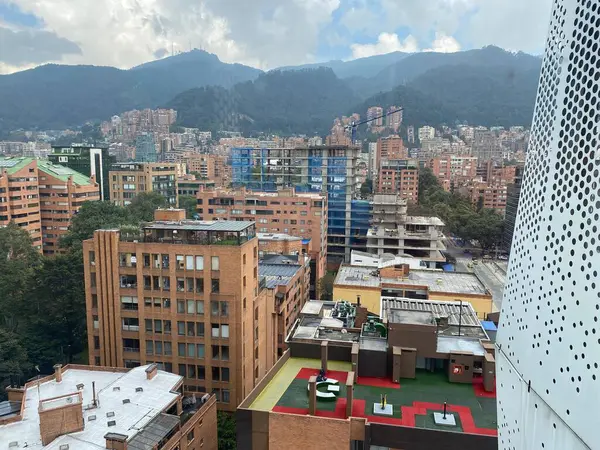 Hong Kong şehrinin hava görüntüsü.