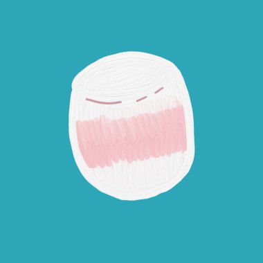 Basit Gıda Çizimi İzole Beyaz Şeffaf