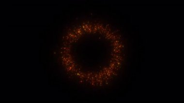 Alfa Kanalı ile 4K MOV Biçiminde Altın Sihirli Patlama Animasyonu