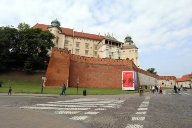 Polonya 'nın merkezindeki Wawel Kalesi, 25 Ağustos 2017' de çekilmiştir.