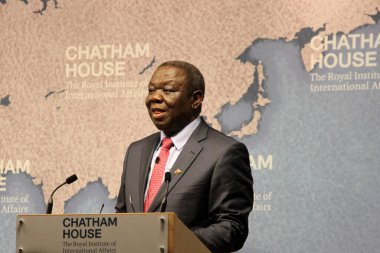 Zimbabve 'nin eski başbakanı ve Demokratik Değişim Hareketi lideri Morgan Tsvangirai, 25 Temmuz 2014 Cuma günü Londra' daki Chatham House beyin takımında bir konuşma yaptı.