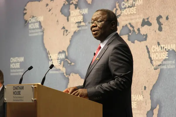 Zimbabve 'nin eski başbakanı ve Demokratik Değişim Hareketi lideri Morgan Tsvangirai, 25 Temmuz 2014 Cuma günü Londra' daki Chatham House beyin takımında bir konuşma yaptı.