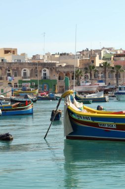 28 Mayıs 2011, Malta Marsaxlokk Limanı 'ndaki balıkçı teknesi.