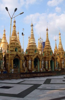 Shwedagon Pagoda, Rangoon, Burma (Myanmar) on Saturday 31 December 2011 clipart