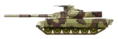 T-72-120 MBT (T-72 tankının modernizasyonunun bir çeşidi, 120 mm top ve otomatik yükleyici ile yeni bir taret kurulumu ile)