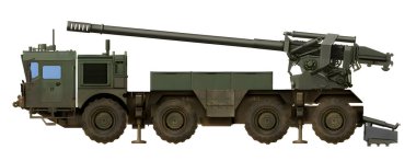  Giatsint-K SPH (MZKT-7930 8x8 kamyonuna dayanan Rus Giatsint-K öz güdümlü silahı (K - tekerlekli) kavramı)