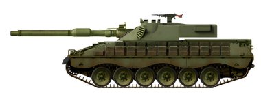 IKV-91 120mm (MBT varyantı IKV-91 ve Leopar 2 tankları, 120mm top ile)