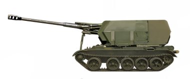 Finlandiya yapımı 155GH52-SP-T55 'in T-55 tankına dayanan versiyonu