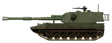 2S25-Sprut-SD SPH (2S25 Sprut-SD tabanlı otomatik silahların kavramı 155mm 'lik bir silah kullanıyor)