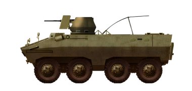 EE-30 APC (modifiye edilmiş EE-11 şasesi üzerindeki yeni APC 'nin 12.7 mm' lik makineli tüfek sürümü)