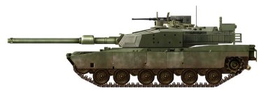 XM-20E4 MBT (XM-20 tankının modernizasyonu, 120 mm 'lik top ve uzaktan kumandalı makineli tüfek yüklü yeni bir taret)