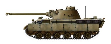M10 Wolverine gövdesine dayanan alternatif bir tank. Panzer IV J 'den bir kule ve Kara Prens' ten 17 poundluk bir silah.